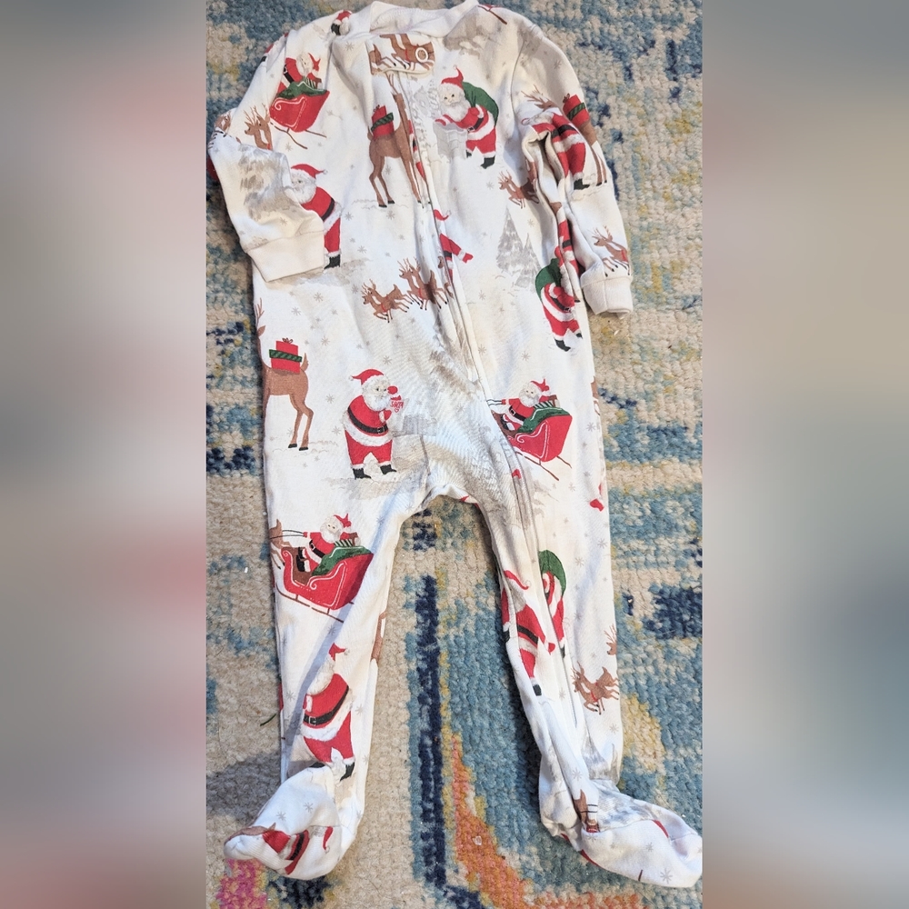 PBK Santa PJs 6-9m